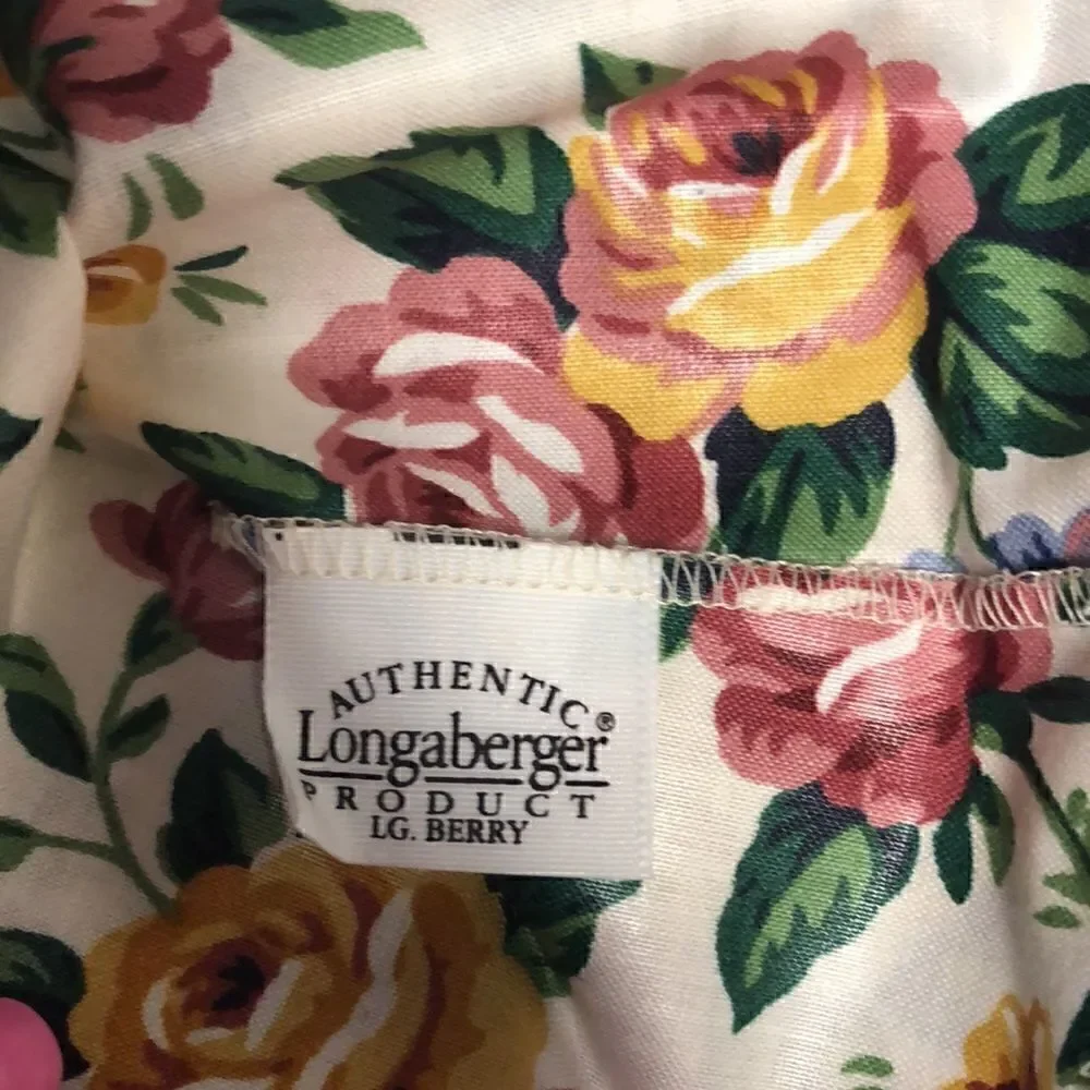 Longaberger Garden Splendor Large Berry Basket Liner #215801